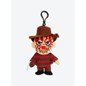 Freddy Krueger A Nightmare on Elm Street 6" Plush Character Clip NEW